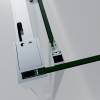 Душевой уголок Vincea Soft 2 (Софт 2) VSR-3SO28012CLG профиль брашированное золото, стекло прозрачное, 100x80x200 фото 3