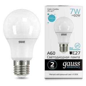 Лампа светодиодная Gauss Led Elementary 23227A