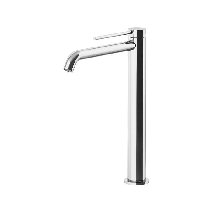 Смеситель для раковины Gattoni Circle two 9148/91C0 на 1 отверстие, излив 195 мм, с донным клапаном, Хром