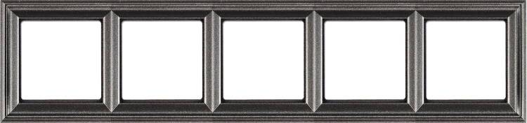 Рамка 5-постовая Jung EcoProfi Deco EPD485AN Антрацит