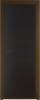 Межкомнатная дверь Profil Doors 2 AX цвет профиля Деорэ, стекло безопасное 6 мм монохром черный 800x2000
