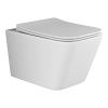 Комплект Унитаз подвесной Ceramica Nova Metric CN3007 + Система инсталляции Envision CN1001W с белой кнопкой смыва и шумоизоляционной панелью CN1000 фото 2
