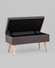 Банкетка Stool Group Сторми 19B485LK-26A темно-серый с ящиком фото 5