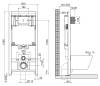 Комплект Унитаз подвесной BelBagno Amanda BB051CHR с сиденьем BB051SC + Система инсталляции для унитазов BelBagno BB002-80 с кнопкой смыва BB005-PR-CHROME фото 6