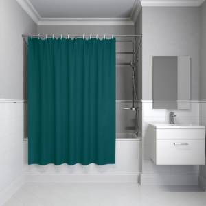 Штора для ванной Iddis Promo P04PE18i11 PE, 200x180, темно-зеленый