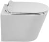 Унитаз подвесной BelBagno Flay-r BB053CHR крышка BB901SC, безободковый, с микролифтом фото 2
