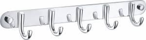Вешалка Wonzon & Woghand WW-9384-5 с 5 крючками, хром