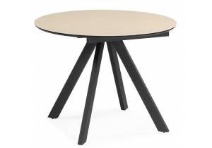 Керамический стол Notta Трейси 664952 okara light yellow / черный