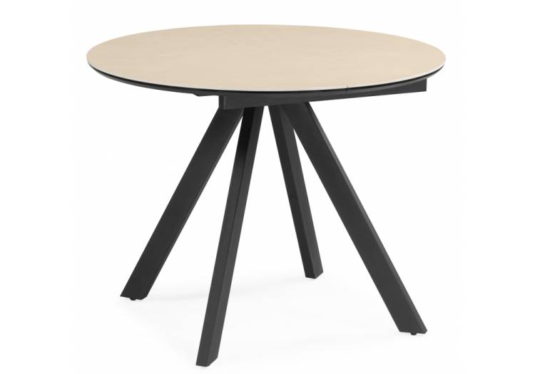 Керамический стол Notta Трейси 664952 okara light yellow / черный