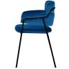 Стул Bradex Home Napoli FR 0718, синий с черными ножками фото 3