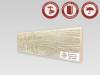 Плинтус МДФ TeckWood цветной Дуб Плэйт 2150x80x10