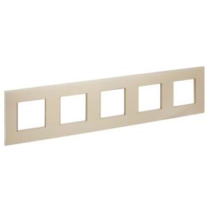 Рамка 5-постовая IEK Skandy SK-M52-M-K37 шампань