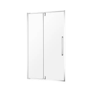 Душевая дверь в нишу AQUAme AQM7108-12 1200x1950 мм, стекло 6 мм, цвет профиля хром