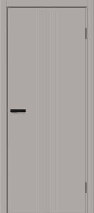 Межкомнатная дверь глухая Bravo Граффити-21 Полотоно Grey Pro 1900х600