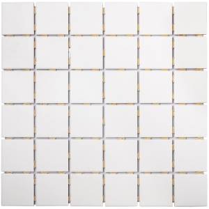 Мозаика Starmosaic Homework JWB60340 White Antislip (4.8x4.8) 30.6x30.6