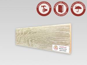 Плинтус МДФ TeckWood цветной Дуб Плэйт 2150x80x10