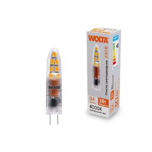 Светодиодная лампа Wolta WSTD-JC-220V3W4KG4-P