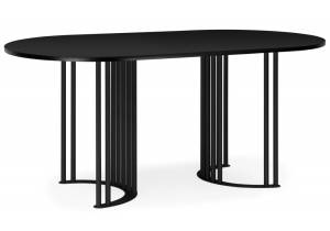 Стол Notta Хьюго О 620382 черная шагрень пленка, черный 160x90x75.5