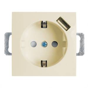 Розетка с USB Stekker PST16-9111 39329