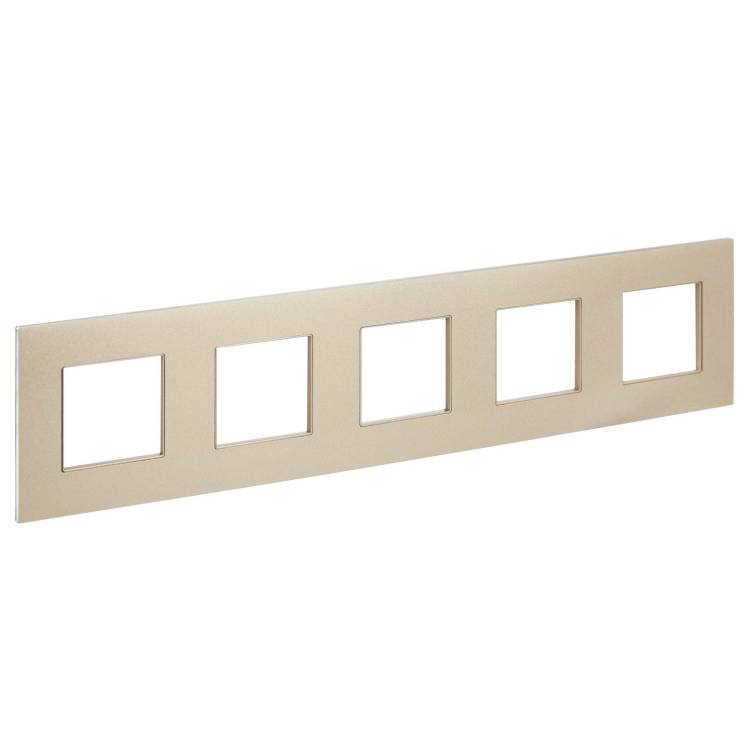 Рамка 5-постовая IEK Skandy SK-M52-M-K37 шампань