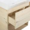 Тумба под раковину Belbagno Neon NEON-500-1C-SO-PB 47.2x34.6x55 Pino Bianco подвесная с одним выкатным ящиком, с доводчиками фото 4