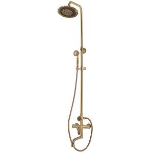 Душевая система Bronze de Luxe Windsor 10120PF/1 одноручковый, излив резной 20 см