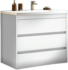 Тумба для комплекта Art&Max Family 90, напольная, Bianco Lucido
