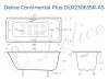 Чугунная ванна Delice Continental Plus DLR230635R-AS 170x75, белая, с антискользящим покрытием, с отверстиями под ручки, без ножек фото 9
