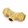 Тройник Tiemme с наружной резьбой 32 x 1 x 32, латунь