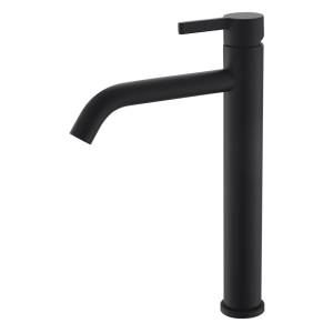 Смеситель для раковины Voda Vessel Black VSL25B высокий, черный