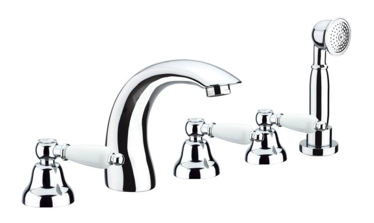 Смеситель на борт ванны Fiore Coloniale 02CR0608 хром