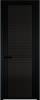 Межкомнатная дверь Profil Doors 2 AGP цвет профиля Черный, стекло безопасное 6 мм мору черный 800x2000