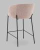 Стул полубарный Stool Group Тисдейл LV-115-S390-01 розово-персиковый, букле фото 4