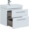 Мебель для ванной Aquanet Nova 60 2 ящика, белый глянец фото 9