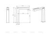 Смеситель для раковины Boheme Q 142-BCR.2 Blackchrome.2 фото 2