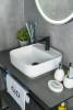 Раковина Gid Geométrico N9044 51165 белая, 38.5x38.5x14 фото 7