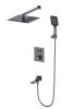 Душевой комплект Wonzon & Woghand WW-88929003-BGM с термостатом, темный графит