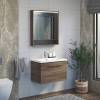 Зеркало-шкаф Comforty Томари-70 00-00005791 дуб темно-коричневый фото 4