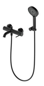 Смеситель для ванны с душем Oliveeka Y OL-639017-MB черный матовый