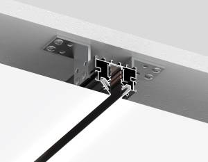 Шинопровод магнитный встраиваемый Ambrella light Track System GL1945 2м