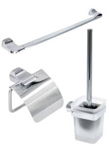 Набор аксессуаров для ванной Bath Plus Opus OP-979-5 серый
