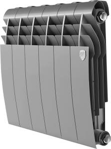 Радиатор биметаллический Royal Thermo BiLiner 350 silver satin, 6 секций