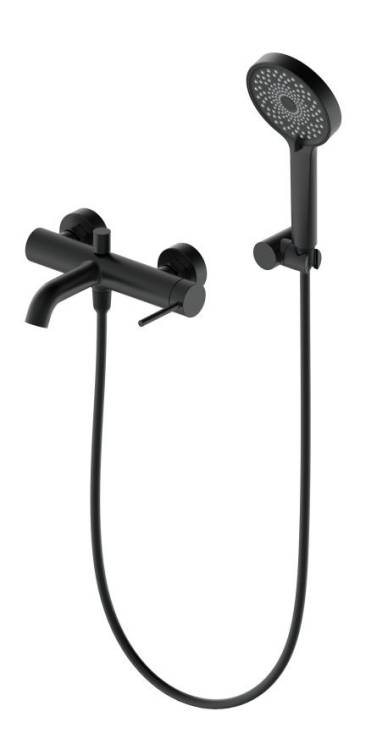 Смеситель для ванны с душем Oliveeka Y OL-639017-MB черный матовый