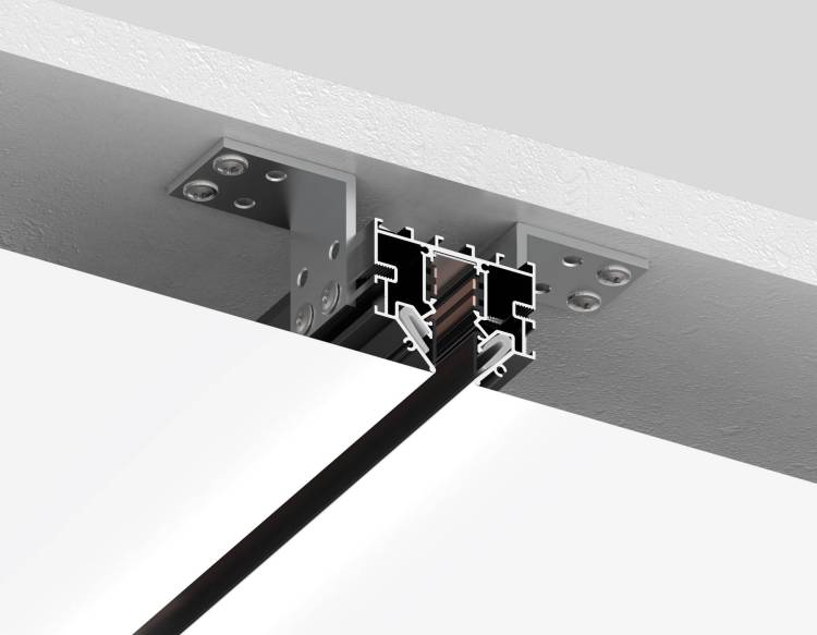 Шинопровод магнитный встраиваемый Ambrella light Track System GL1945 2м