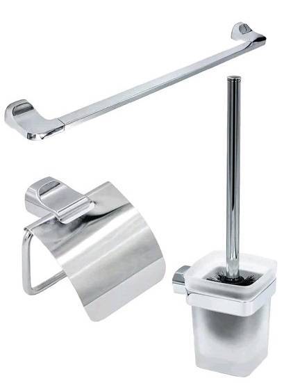 Набор аксессуаров для ванной Bath Plus Opus OP-979-5 серый