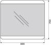 Зеркало BelBagno SPC-CEZ-800-700-LED-BTN фото 5