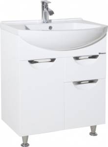 Тумба под раковину Bellezza Альфа 65 1 ящ. Белый