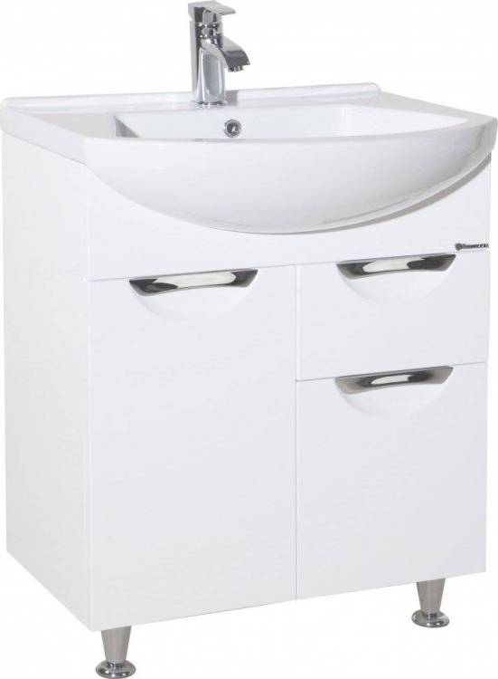 Тумба под раковину Bellezza Альфа 65 1 ящ. Белый