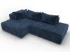 Диван угловой Лига Диванов Лига-103 134806L Синий фото 6