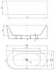 Акриловая ванна Vincea VBT-402-1800R 180x80, правая, щелевой перелив, белая фото 5